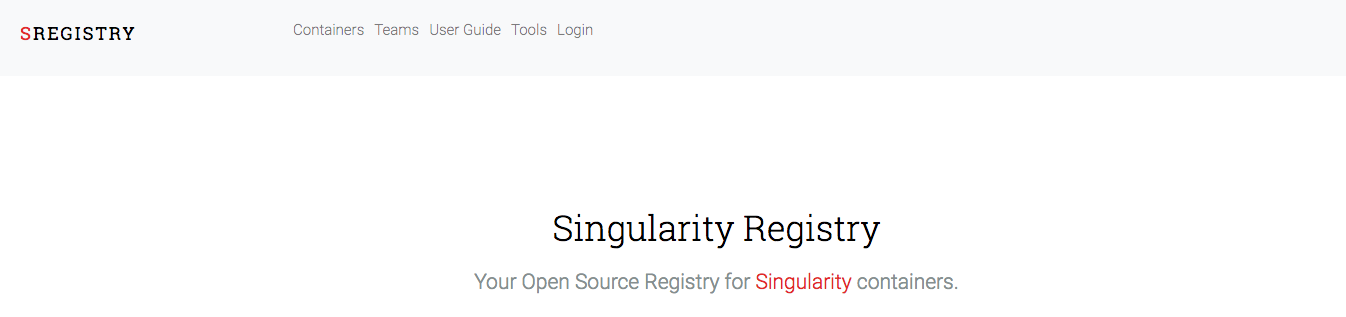 sregistry